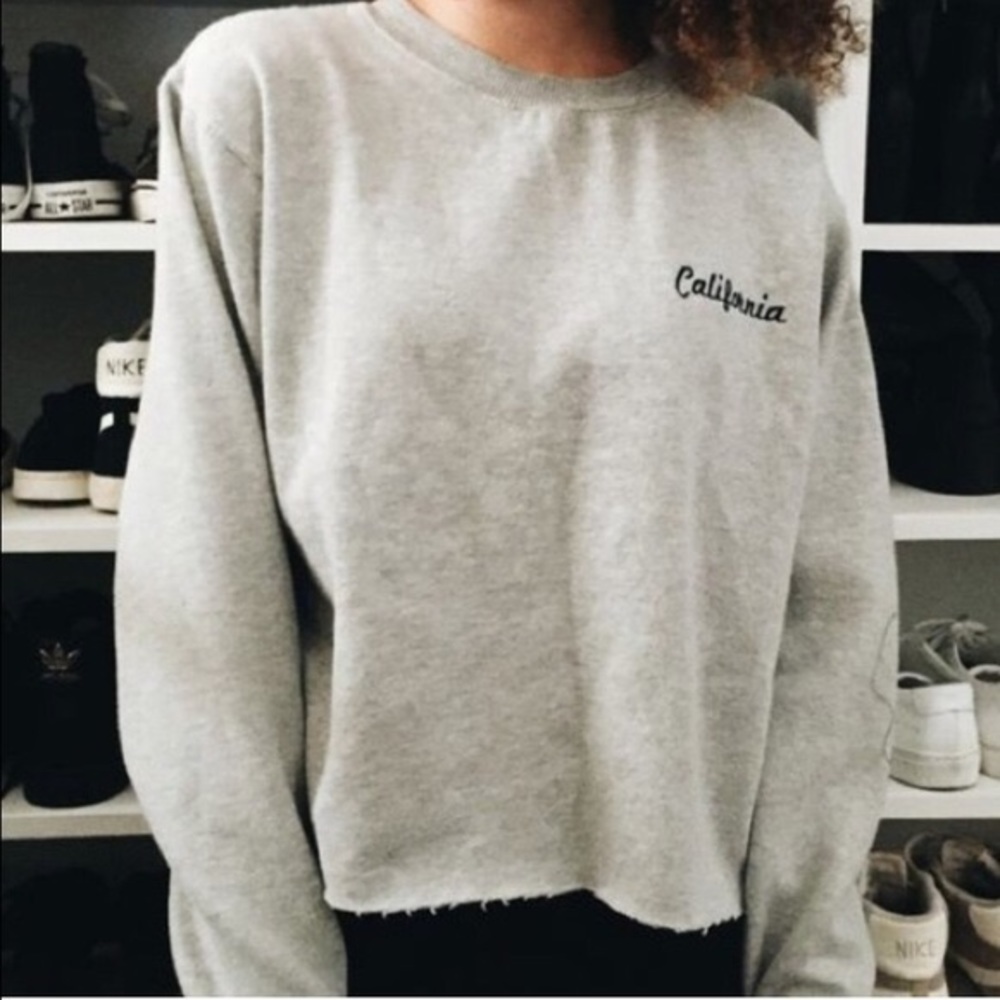 Brandy Melville/John Galt cropped crew neck
